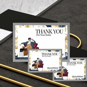 Editable Business Card, Man Business Card, Elegant Watercolor Business Card